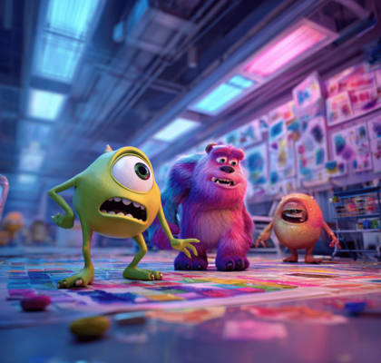 Linke Spalte des Bildes: KI Prompting in Aktion