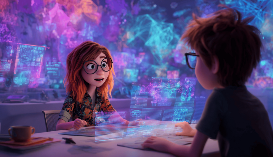 KI-System personalisiert Realität: Dynamische KI Interaktion.