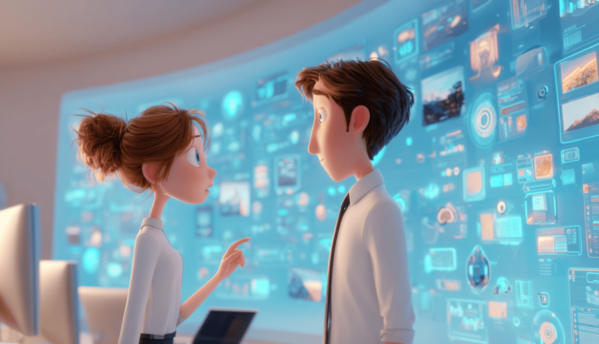 Dynamische Darstellung von KI-Agenten im Einsatz