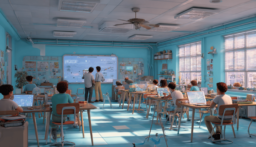 NotebookLM Headerbild: Studierende nutzen KI-Tools