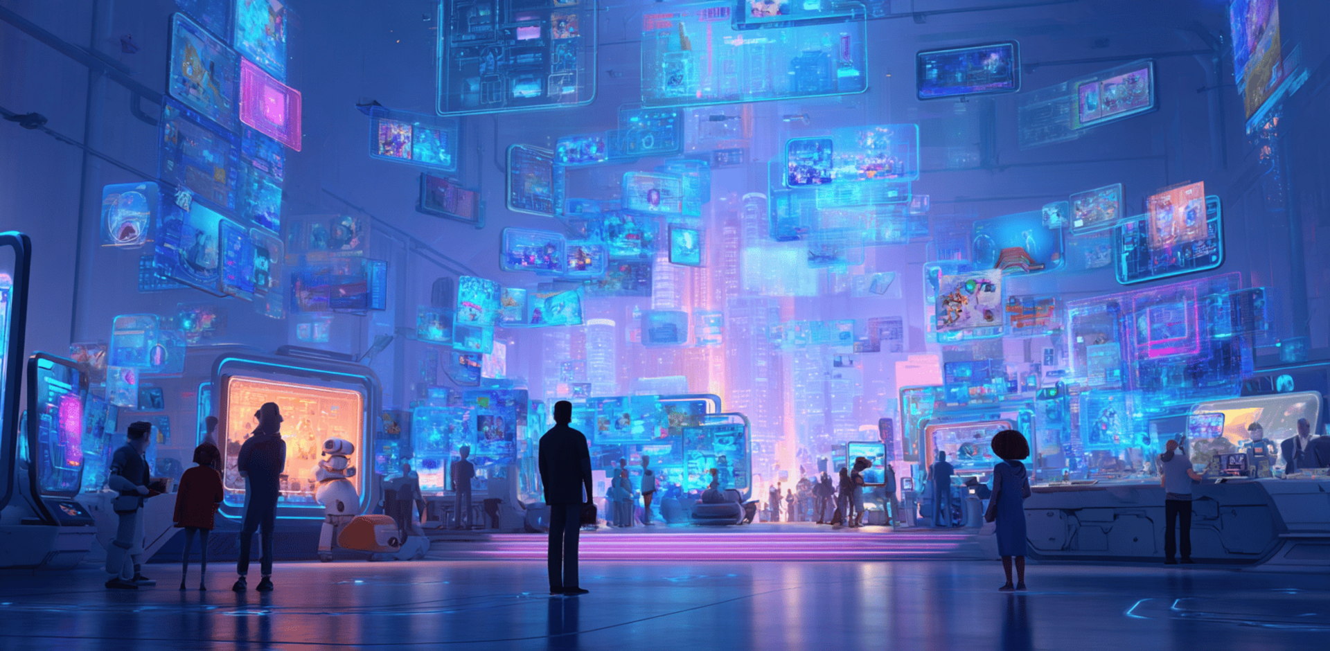 Modernes KI-Interface im Einsatz.