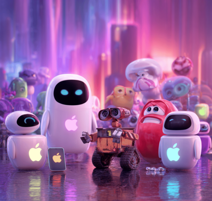 Detailaufnahme der KI-Technologie von Apple