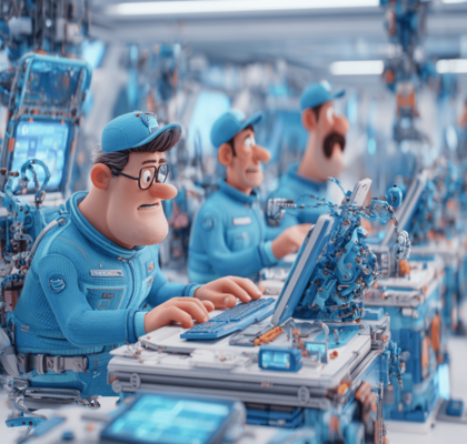 Illustration der bahnbrechenden Technologie hinter Meta Superintelligence Labs