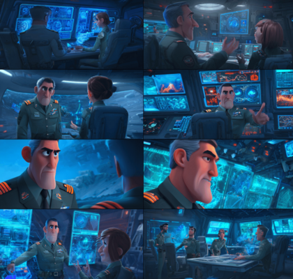 Interaktion zwischen Militär und KI-Systemen